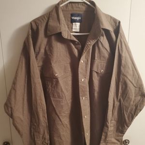 Long sleeve western style shirt.